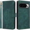 Phonesta Vintage Skin Book Wallet Klapphülle für Google Pixel 10 Pro XL - Grün