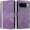 Phonesta Vintage Skin Book Wallet Klapphülle für Google Pixel 10 Pro XL - Lila
