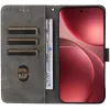 Phonesta Vintage Skin Book Wallet Klapphülle für Oppo Find X9 Pro - Grün 1