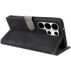 Phonesta Vintage Skin Book Wallet Klapphülle für Samsung Galaxy S26 Ultra - Schwarz 3