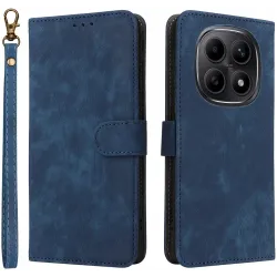 Phonesta Vintage Skin Book Wallet Klapphülle für Xiaomi Redmi Note 15 4G/5G / Xiaomi Poco M8 - Blau