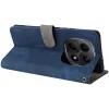 Phonesta Vintage Skin Book Wallet Klapphülle für Xiaomi Redmi Note 15 4G/5G / Xiaomi Poco M8 - Blau 4
