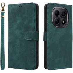 Phonesta Vintage Skin Book Wallet Klapphülle für Xiaomi Redmi Note 15 4G/5G / Xiaomi Poco M8 - Grün