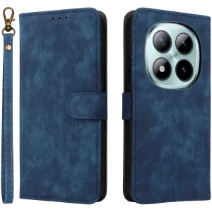 Phonesta Vintage Skin Book Wallet Klapphülle für Xiaomi Redmi Note 15 Pro 5G - Blau