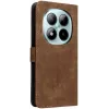 Phonesta Vintage Skin Book Wallet Klapphülle für Xiaomi Redmi Note 15 Pro 5G - Braun 7