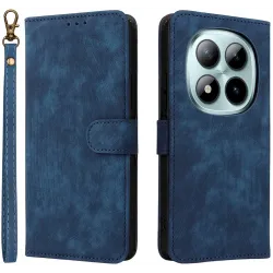 Phonesta Vintage Skin Book Wallet Klapphülle für Xiaomi Redmi Note 15 Pro Plus / Xiaomi Poco M8 Pro - Blau