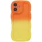 Phonesta Wavy Gradient Silikon Back Cover Hülle für Apple iPhone 16 Plus - Orange/Gelb