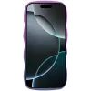 Phonesta Wavy Gradient Silikon Back Cover Hülle für Apple iPhone 16 Pro - Lila 3