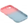 Phonesta Wavy Gradient Silikon Back Cover Hülle für Apple iPhone 17e/16e - Rosa/Blau 6
