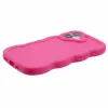 Phonesta Wavy Silikon Back Cover Hülle für Apple iPhone 16 - Hot Pink 5