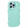 Phonesta Wavy Silikon Back Cover Hülle für Apple iPhone 16 Pro - Minzgrün 2