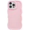 Phonesta Wavy Silikon Back Cover Hülle für Apple iPhone 16 Pro - Rosa