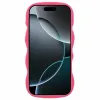 Phonesta Wavy Silikon Back Cover Hülle für Apple iPhone 16 Pro Max - Hot Pink 3