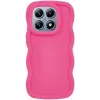 Phonesta Wavy Silikon Back Cover Hülle für Xiaomi 14T - Hot Pink
