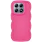 Phonesta Wavy Silikon Back Cover Hülle für Xiaomi 14T - Hot Pink