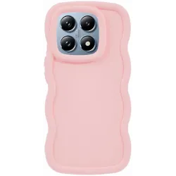 Phonesta Wavy Silikon Back Cover Hülle für Xiaomi 14T - Rosa