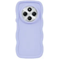 Phonesta Wavy Silikon Back Cover Hülle für Xiaomi Redmi 14C / Xiaomi Poco C75 - Lila