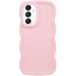 Phonesta Wavy Silikon Back Cover Hülle für Samsung Galaxy A16 - Rosa