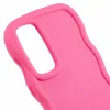 Phonesta Wavy Silikon Back Cover Hülle für Samsung Galaxy S25/S24 - Hot Pink 6