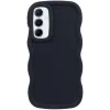 Phonesta Wavy Silikon Back Cover Hülle für Samsung Galaxy S25 Plus/S24 Plus - Schwarz
