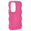 Phonesta Wavy Silikon Back Cover Hülle für Samsung Galaxy S25 Ultra - Hot Pink 3
