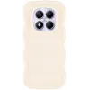 Phonesta Wavy Silikon Back Cover Hülle für Xiaomi Redmi Note 14 Pro 4G - Beige