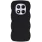 Phonesta Wavy Silikon Back Cover Hülle für Xiaomi Redmi Note 14 Pro 4G - Schwarz