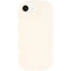 Phonesta Wavy Silikon Back Cover Hülle für Apple iPhone 17e/16e - Beige