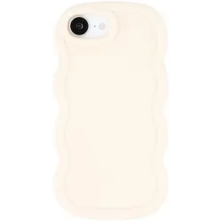 Phonesta Wavy Silikon Back Cover Hülle für Apple iPhone 17e/16e - Beige