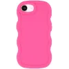 Phonesta Wavy Silikon Back Cover Hülle für Apple iPhone 17e/16e - Hot Pink