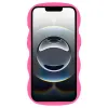 Phonesta Wavy Silikon Back Cover Hülle für Apple iPhone 17e/16e - Hot Pink 3