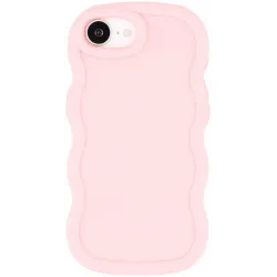 Phonesta Wavy Silikon Back Cover Hülle für Apple iPhone 17e/16e - Rosa