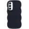 Phonesta Wavy Silikon Back Cover Hülle für Samsung Galaxy A35 - Schwarz