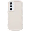 Phonesta Wavy Silikon Back Cover Hülle für Samsung Galaxy A55 - Beige
