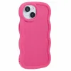 Phonesta Wavy Silikon Back Cover Hülle für Apple iPhone 15 - Hot Pink 3