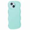 Phonesta Wavy Silikon Back Cover Hülle für Apple iPhone 15 - Minzgrün 3