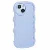 Phonesta Wavy Silikon Back Cover Hülle für Apple iPhone 15 - Lila 3