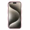 Phonesta Wavy Silikon Back Cover Hülle für Apple iPhone 15 - Rosa 2
