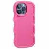 Phonesta Wavy Silikon Back Cover Hülle für Apple iPhone 15 Pro - Hot Pink 3