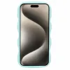 Phonesta Wavy Silikon Back Cover Hülle für Apple iPhone 15 Pro - Minzgrün 2