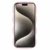 Phonesta Wavy Silikon Back Cover Hülle für Apple iPhone 15 Pro - Rosa 2