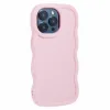 Phonesta Wavy Silikon Back Cover Hülle für Apple iPhone 15 Pro - Rosa 3