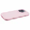 Phonesta Wavy Silikon Back Cover Hülle für Apple iPhone 15 Pro - Rosa 5