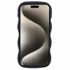 Phonesta Wavy Silikon Back Cover Hülle für Apple iPhone 15 Pro Max - Schwarz 2