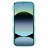 Phonesta Wavy Silikon Back Cover Hülle für Xiaomi Redmi Note 14 4G - Minzgrün 2