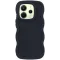 Phonesta Wavy Silikon Back Cover Hülle für Xiaomi Redmi Note 14 4G - Schwarz