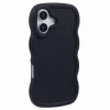 Phonesta Wavy Silikon Back Cover Hülle für Apple iPhone 17 - Schwarz 2