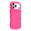 Phonesta Wavy Silikon Back Cover Hülle für Apple iPhone 17 Pro - Hot Pink 2