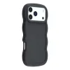 Phonesta Wavy Silikon Back Cover Hülle für Apple iPhone 17 Pro Max - Schwarz 2