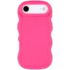 Phonesta Wavy Silikon Back Cover Hülle für Apple iPhone Air - Hot Pink